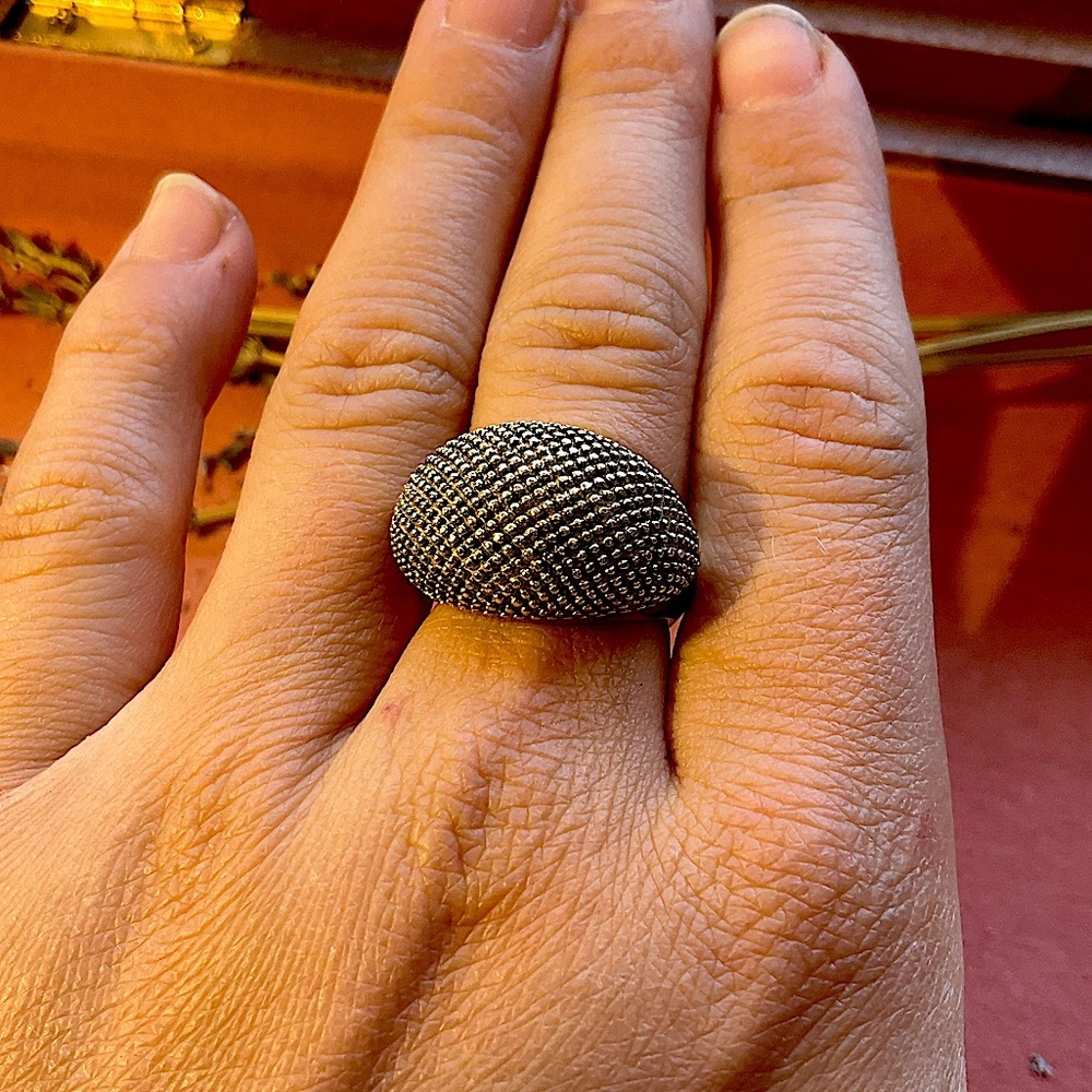Textured Thai Sterling Ring